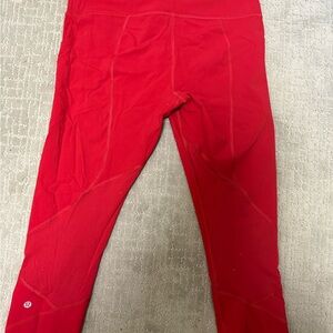 lululemon athletica Bold Red Leggings